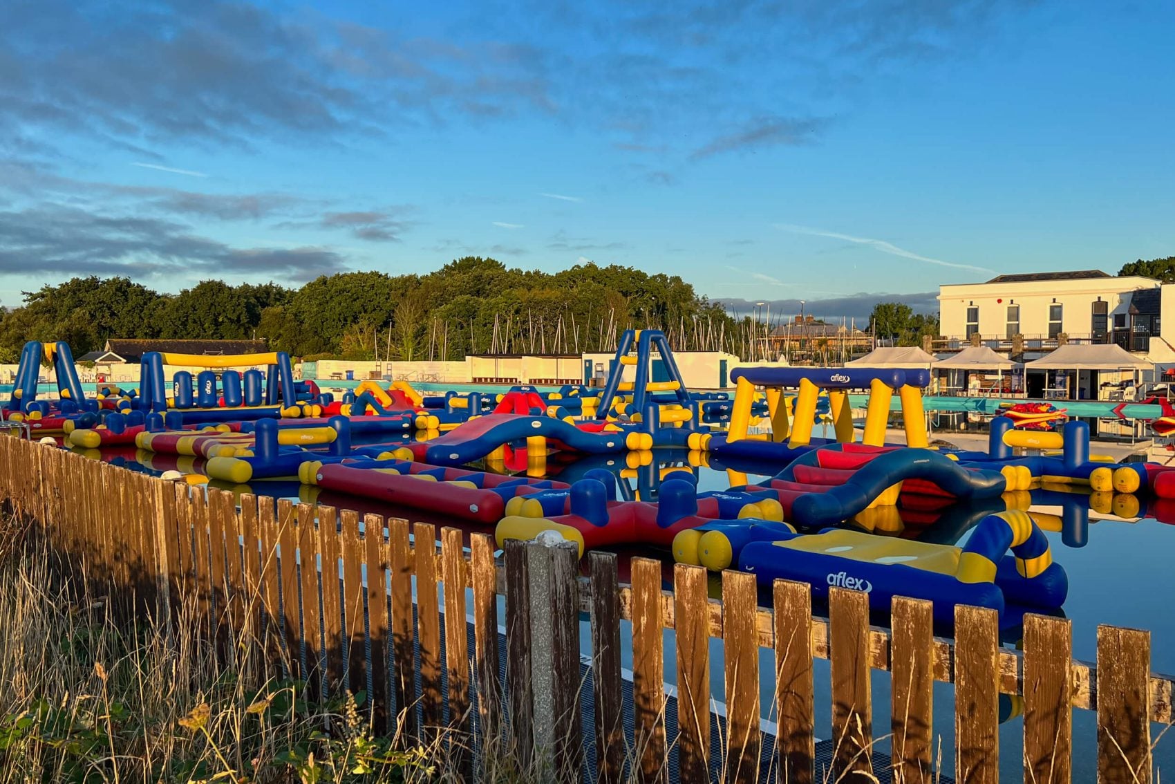 Lymington Sea Water Bath Inflatable Obstacle Course