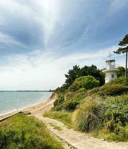 New Forest Escapes Lighthouse at Lepe Beach