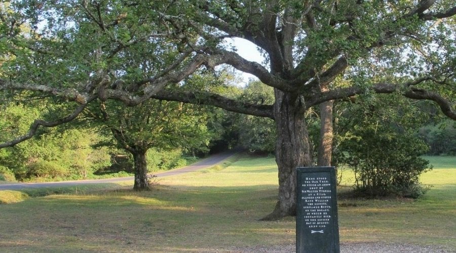The Rufus Stone monument